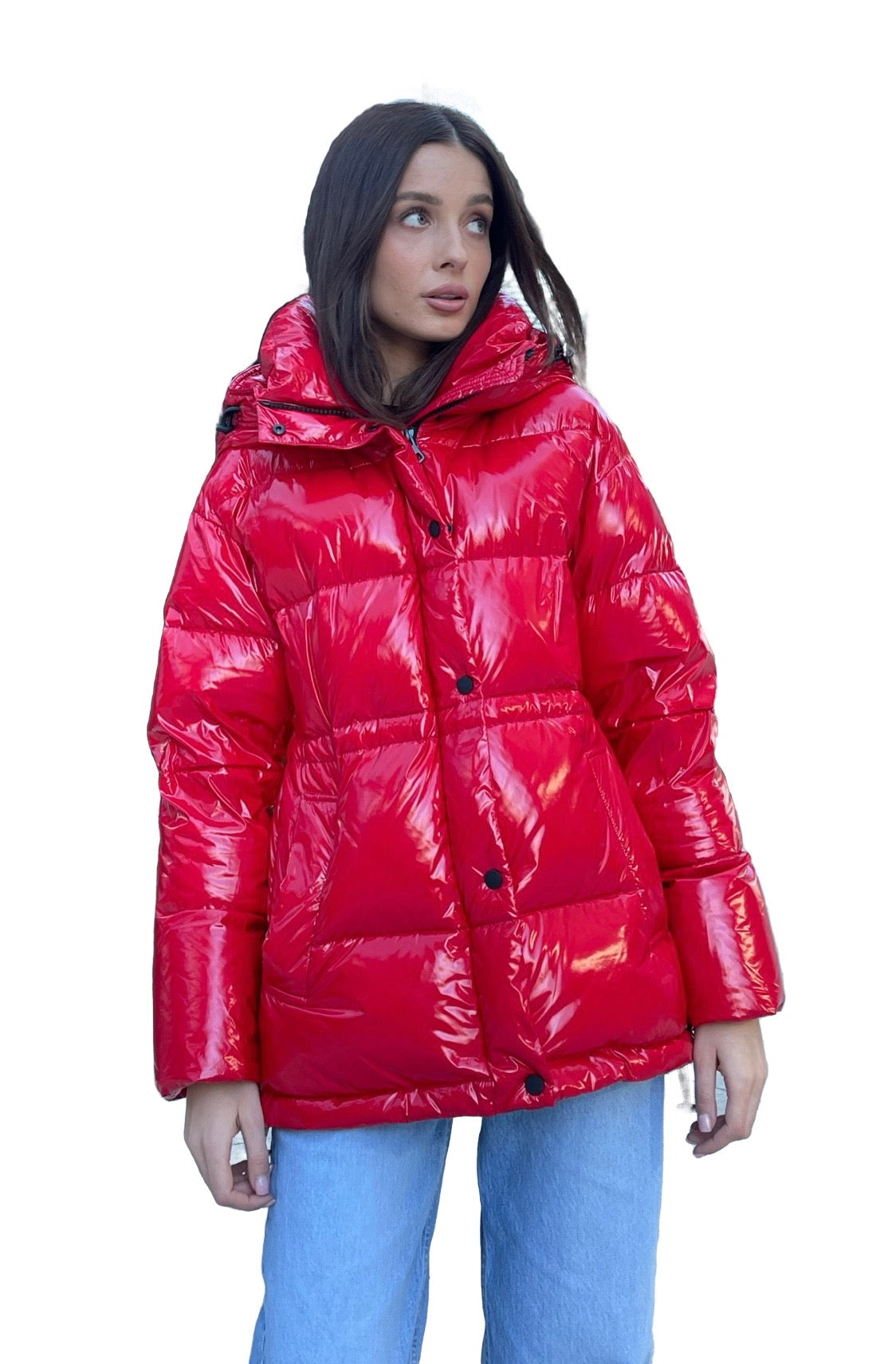 Gia Laque Premium Down Hooded Jacket