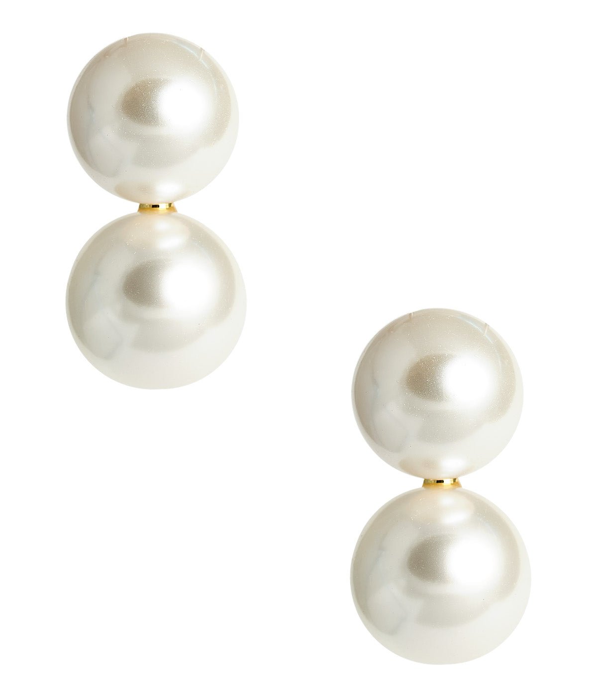 Frances Larger Double Pearl Earring