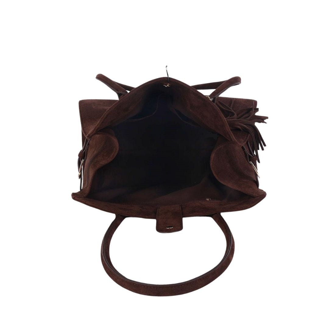 Megan - Faux Suede Medicine Bag