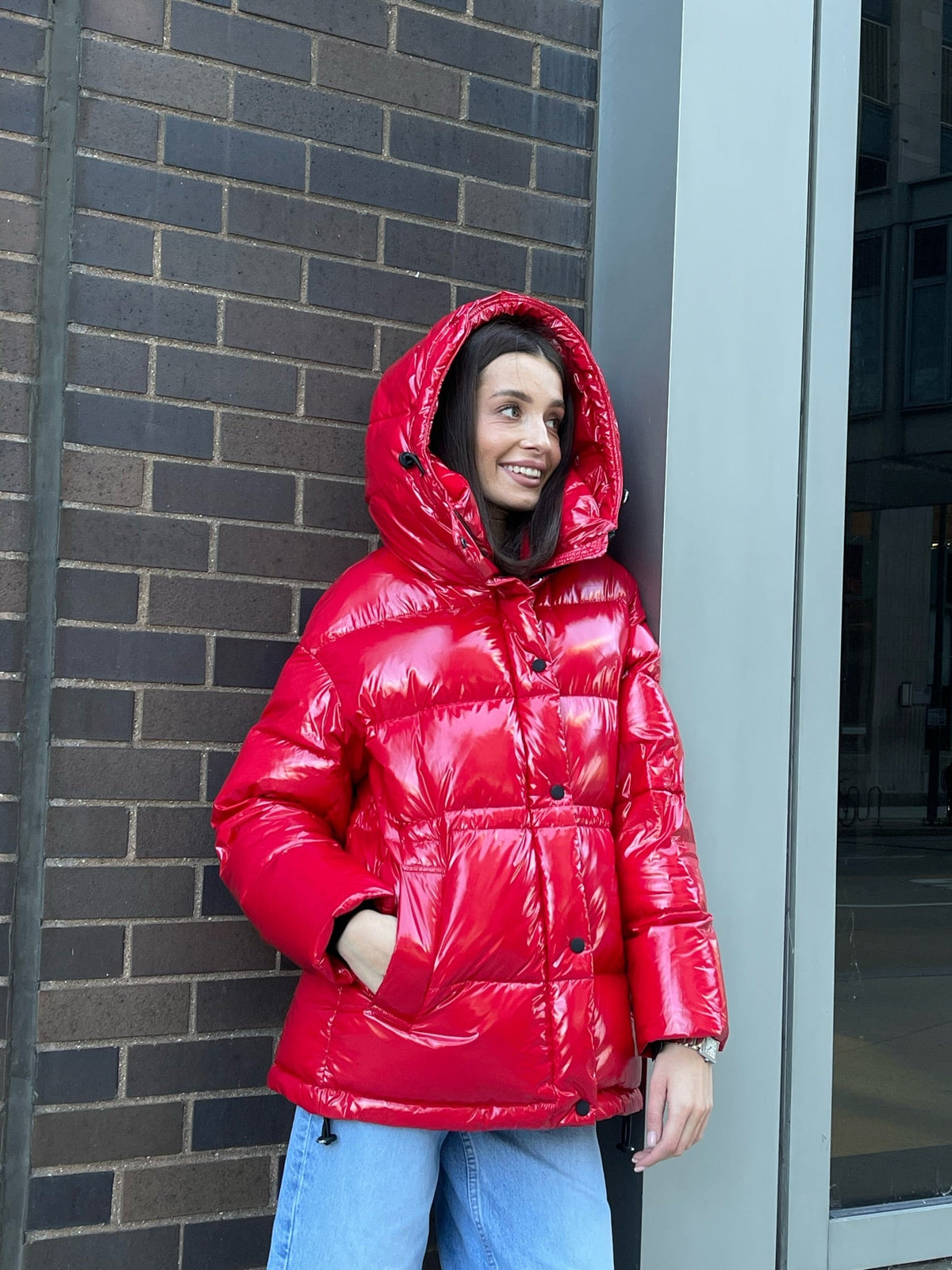 Gia Laque Premium Down Hooded Jacket