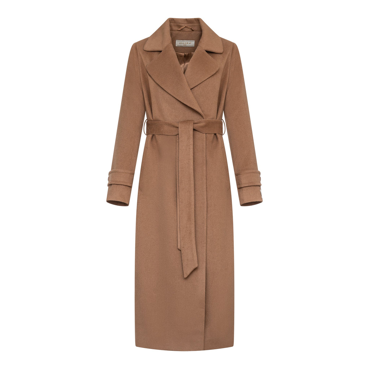 Camille Cashmere Blend Coat in Camel