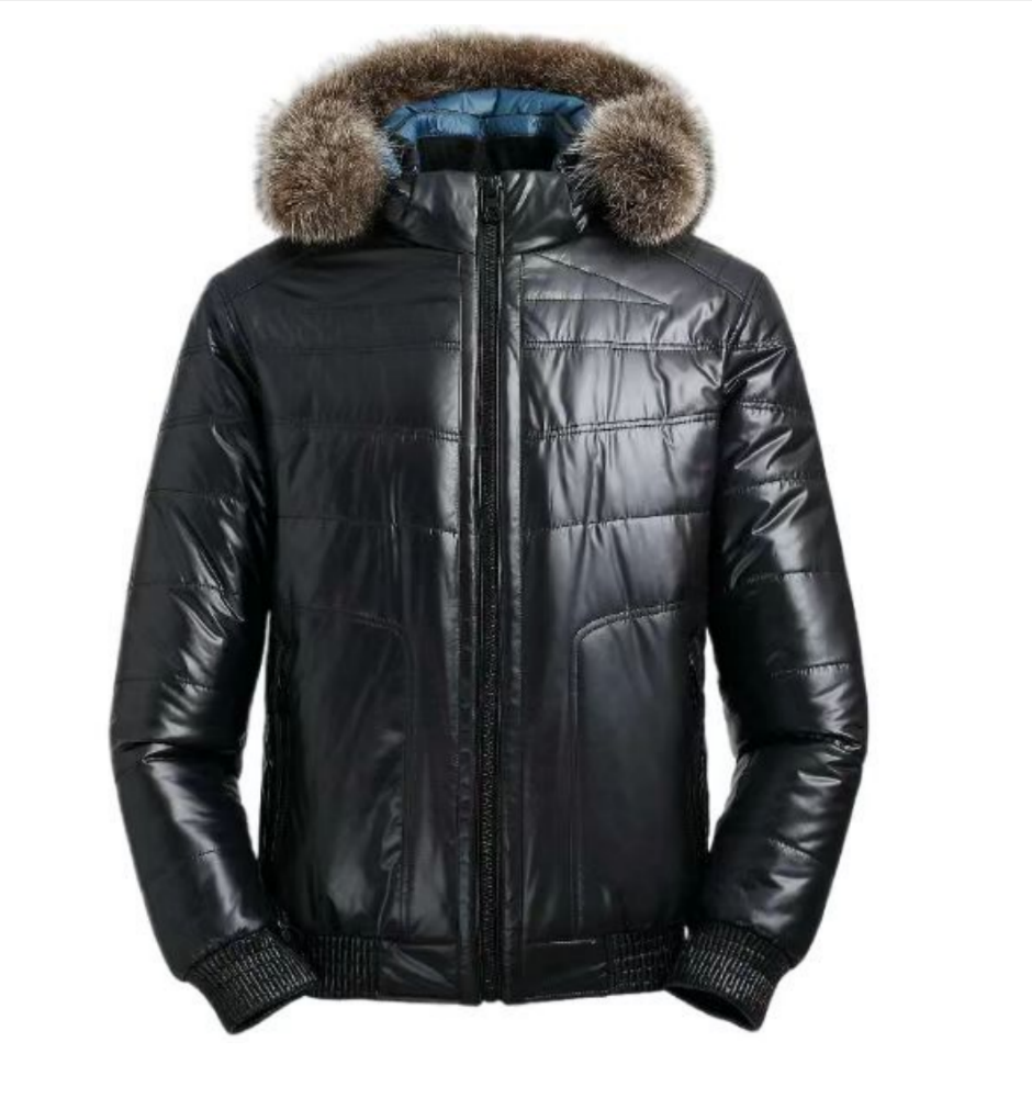 Genuine Fur Trim Jacket