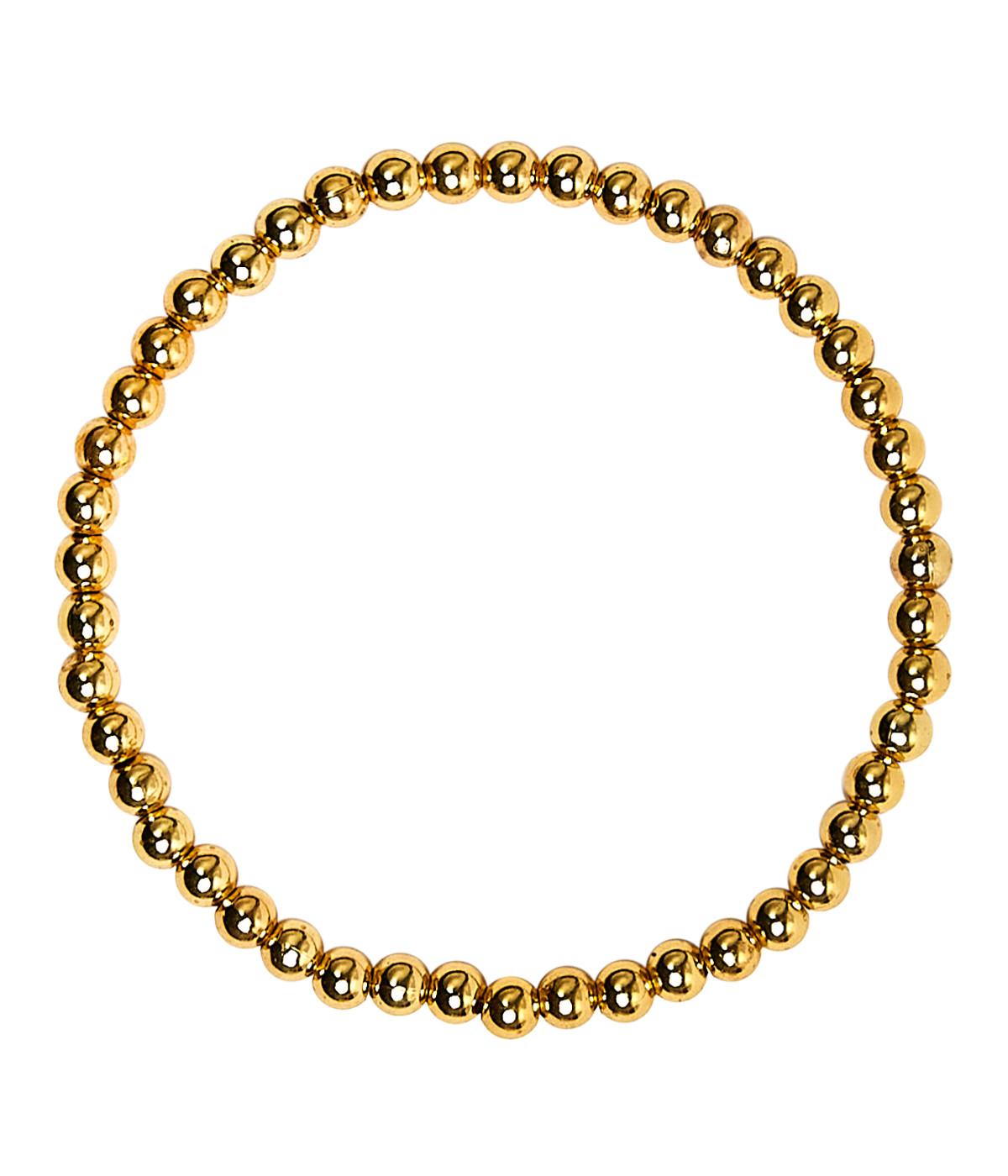 Georgia - Gold Beaded Bracelet