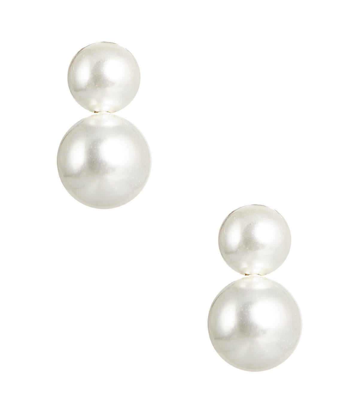 Audrey - Double Pearl earrings - Belle of  the Ball