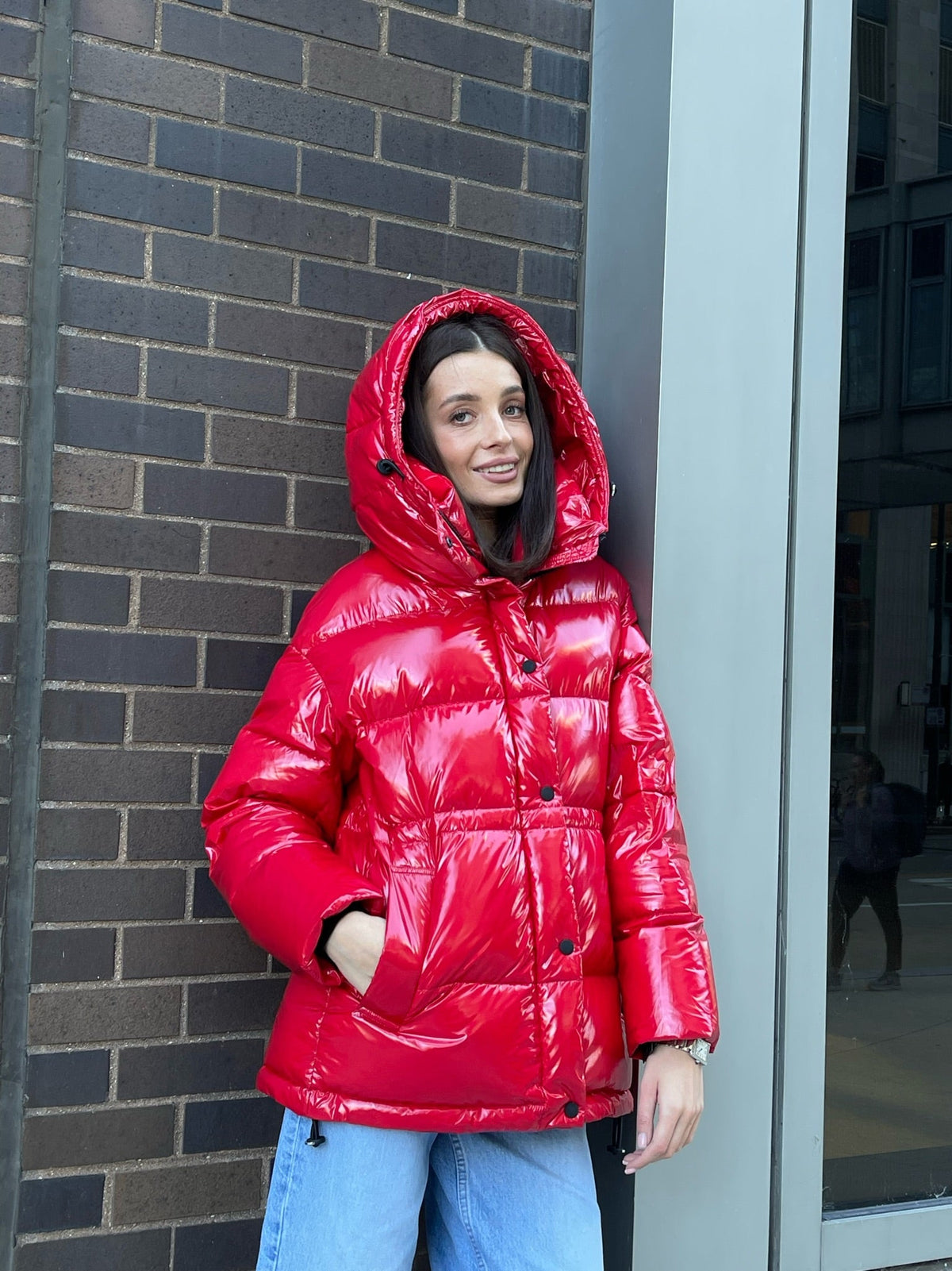 Gia Laque Premium Down Hooded Jacket
