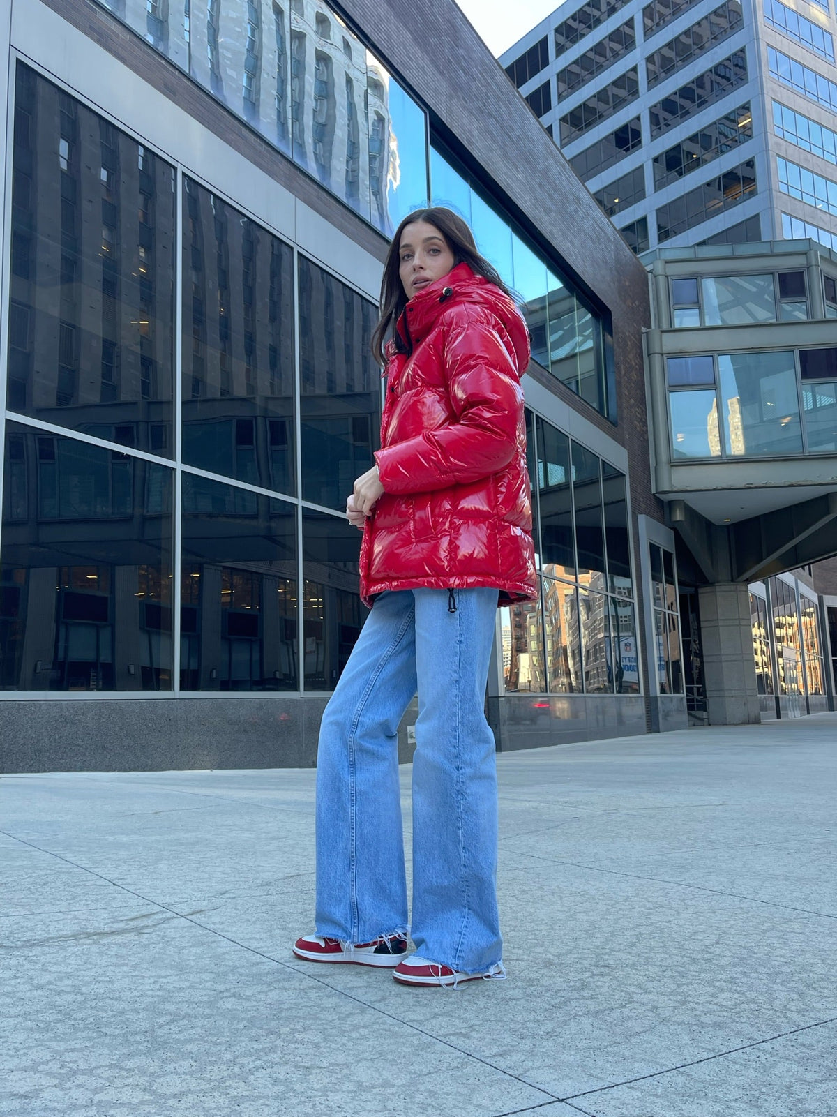 Gia Laque Premium Down Hooded Jacket