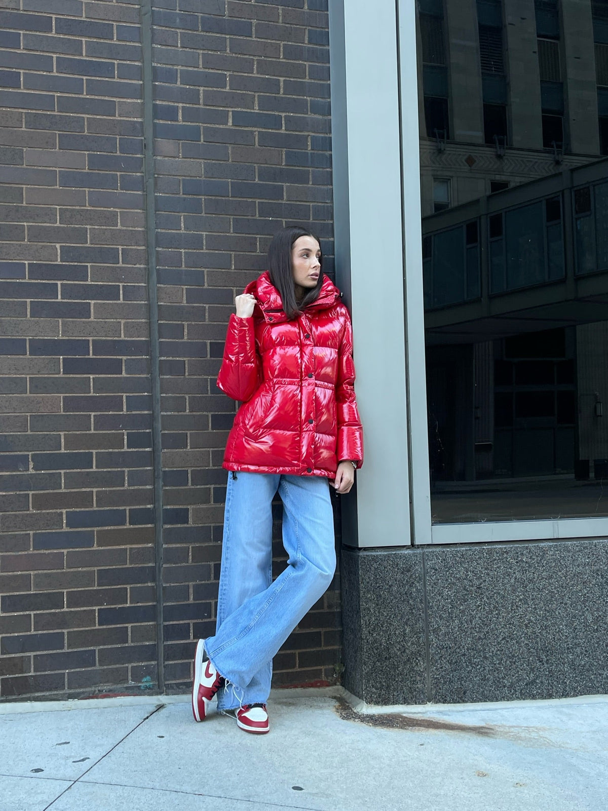 Gia Laque Premium Down Hooded Jacket