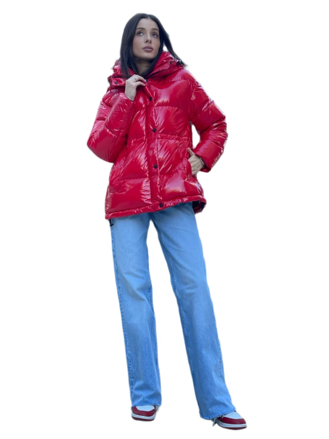 Gia Laque Premium Down Hooded Jacket
