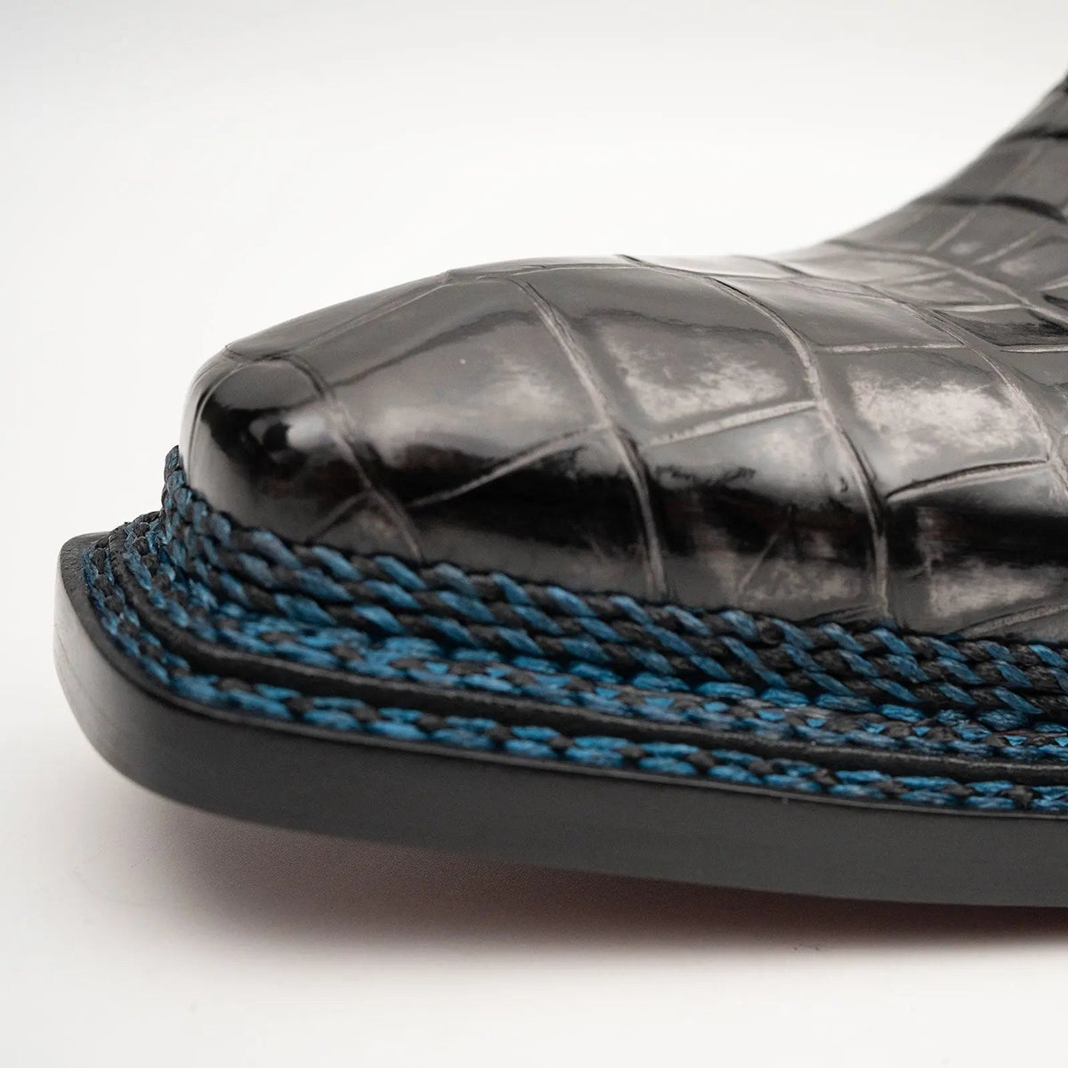 Gray-Black Textured Lace-Up Dress Shoe