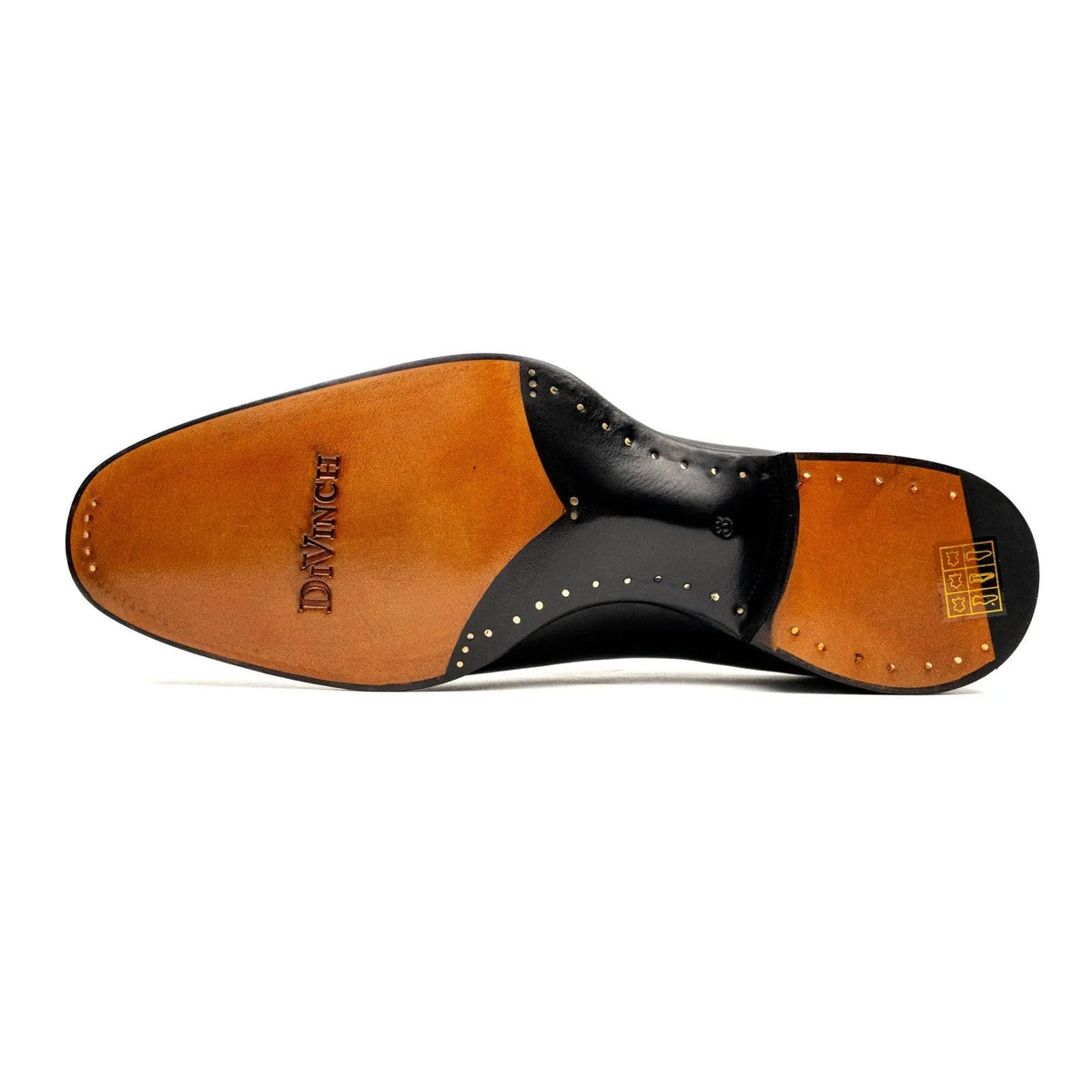 Black Plain-Toe Oxford Shoes with Polished Finish