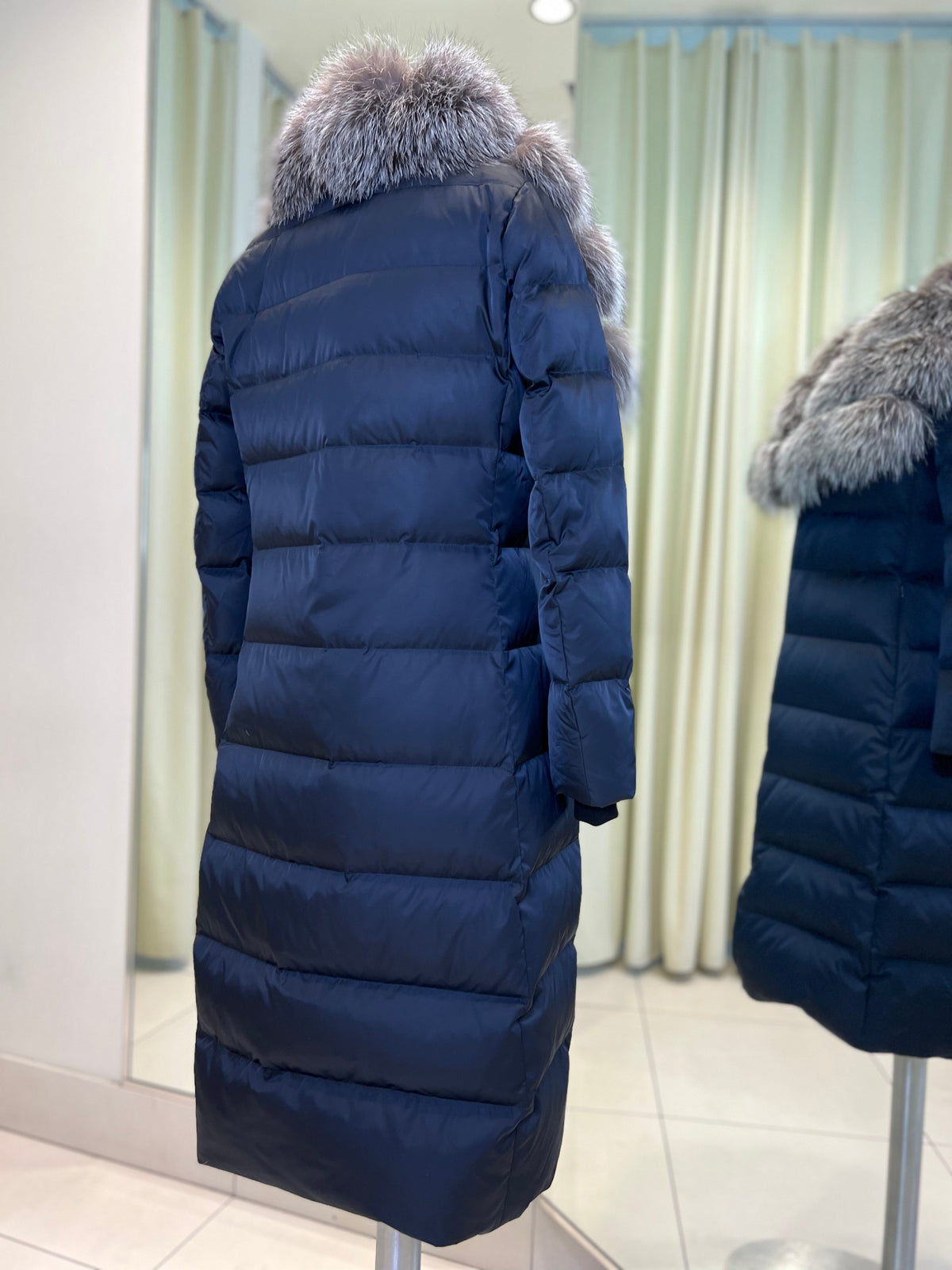 Kaimana Genuine Fox Fur Trim Premium Down Coat