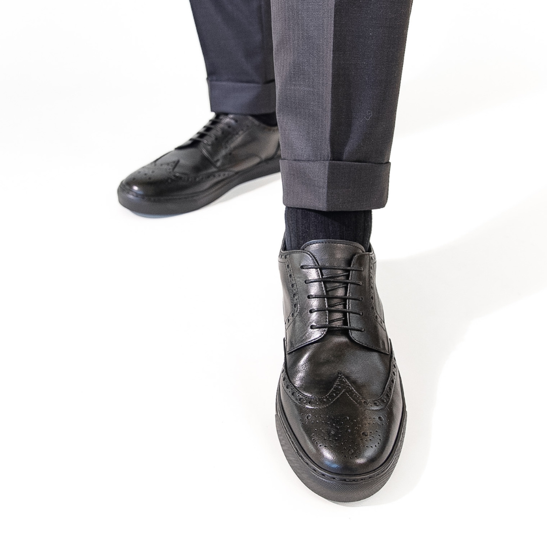 Men's Don Giovanni Wingtips - Black