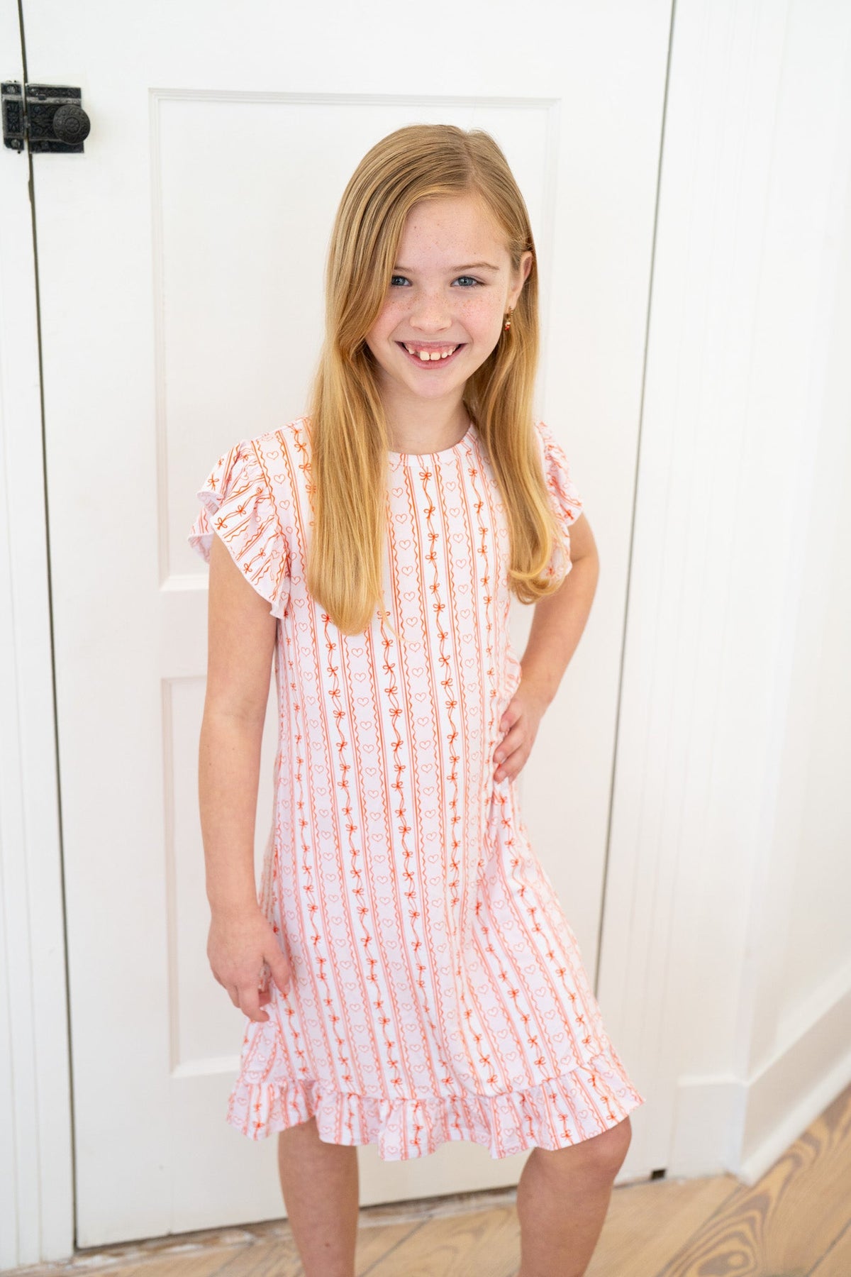 Striped Hearts | Nightgown