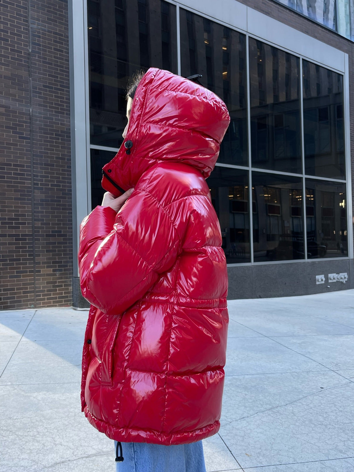Gia Laque Premium Down Hooded Jacket