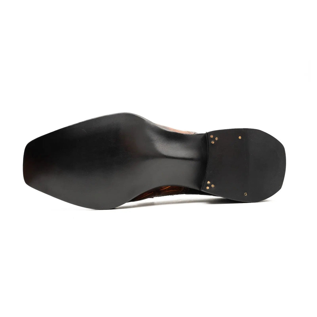 Two-Tone Textured Wingtip Derby Shoe
