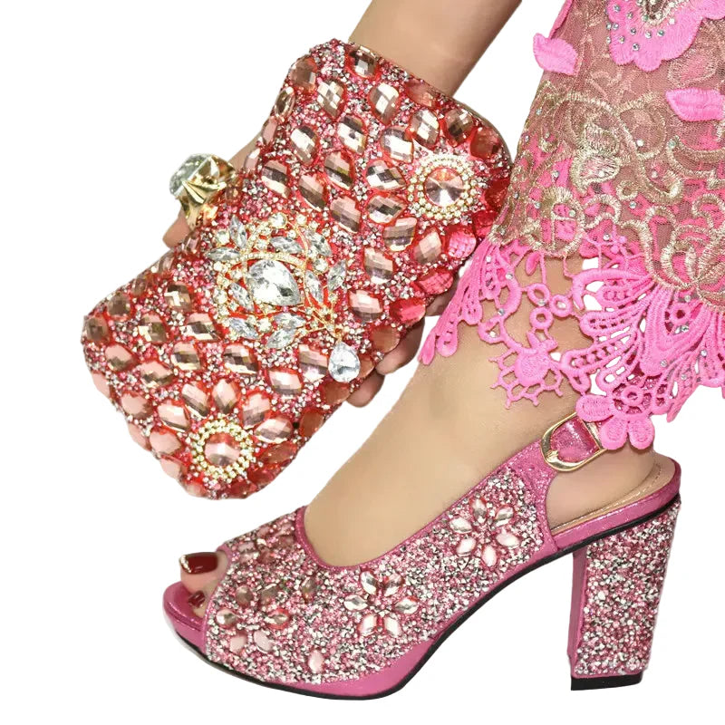 Women's Shoes and Bags To Match Set EDN104