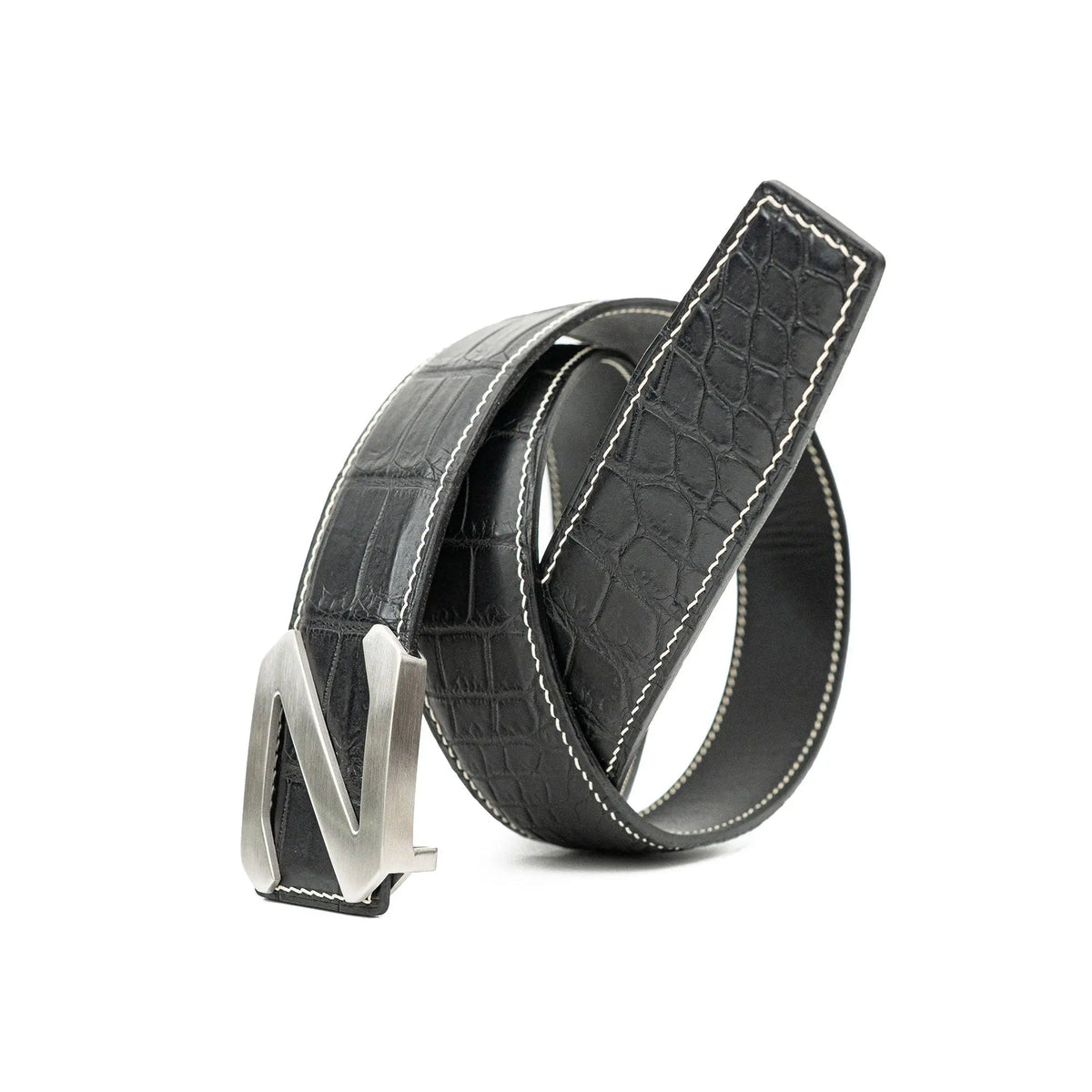 Handcrafted Alligator Leather Belts DVG181