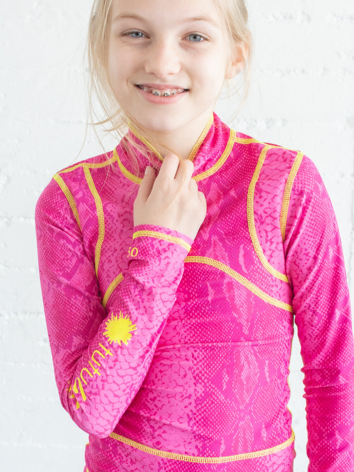 Girl's Short Swimsuit - In The Pink *FINAL SALE*