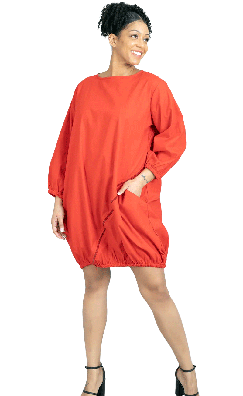 Kara Chic Knit Maxi Dress 7723SC-Red