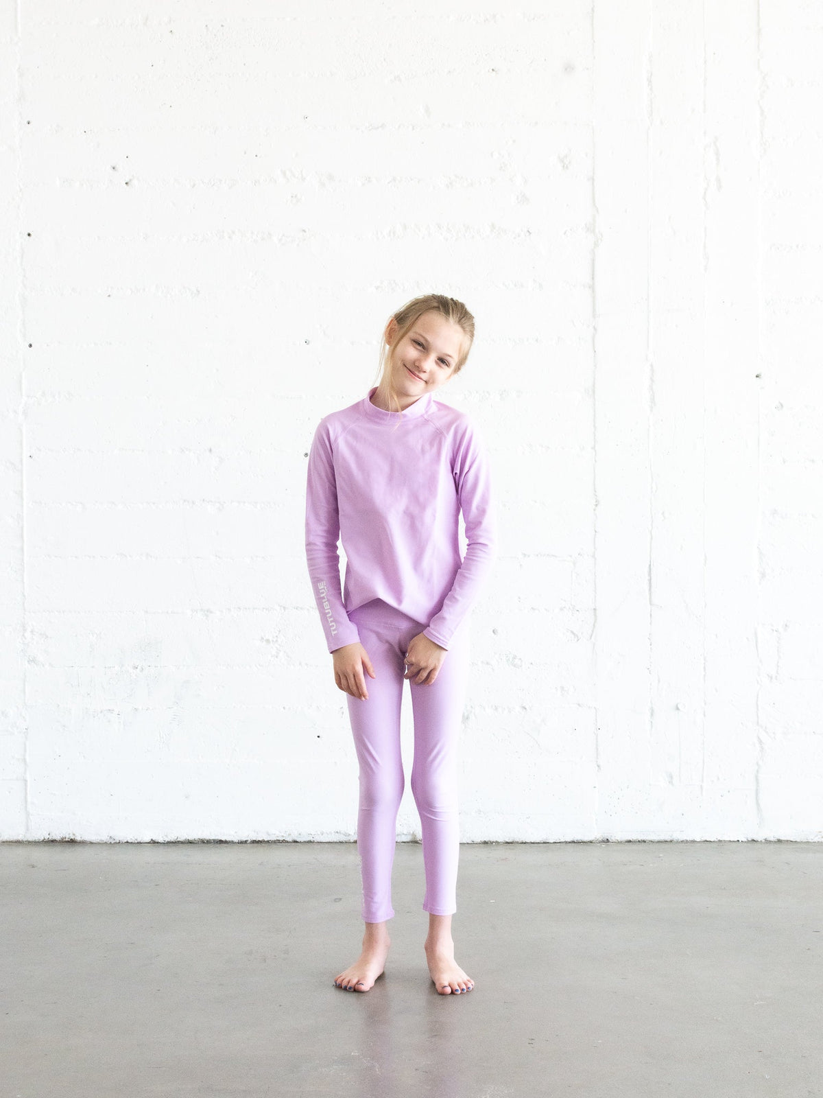 Girl's Swim Leggings - Lavender