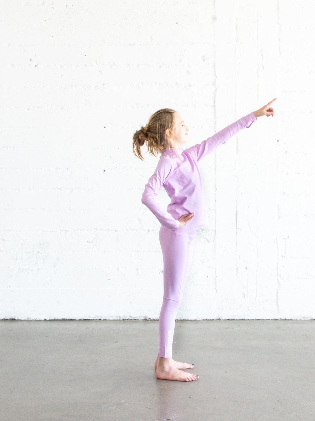 Girl's Swim Leggings - Lavender