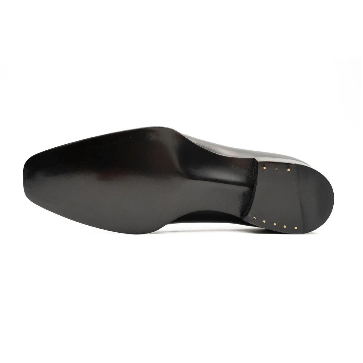 Black Glossy Lace-Up Dress Shoe