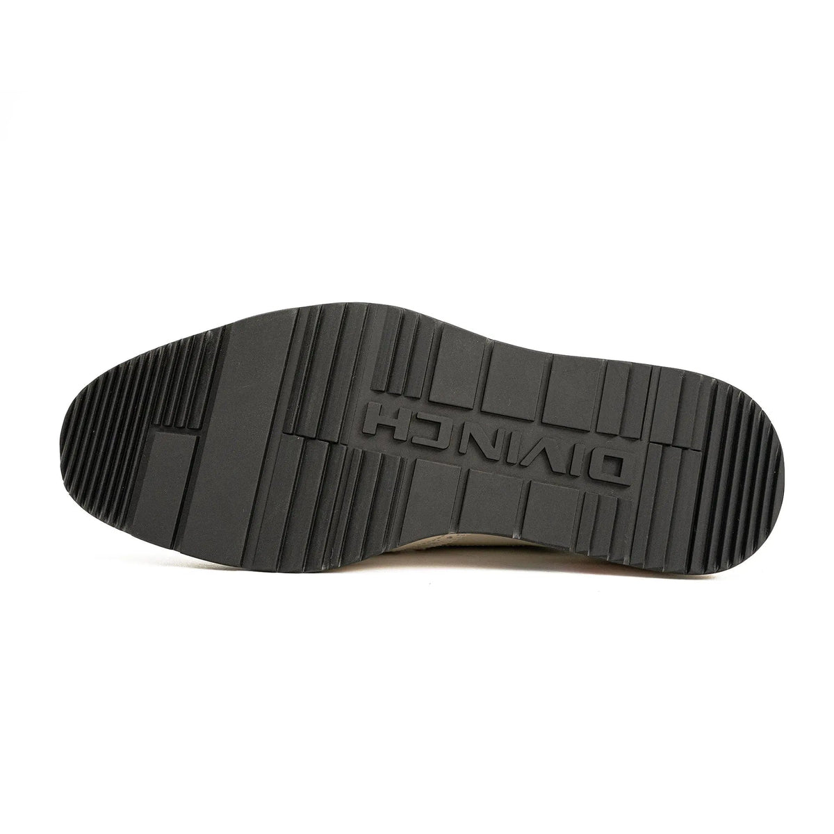 Ivory Wingtip Derby Shoe with Rounded Toe