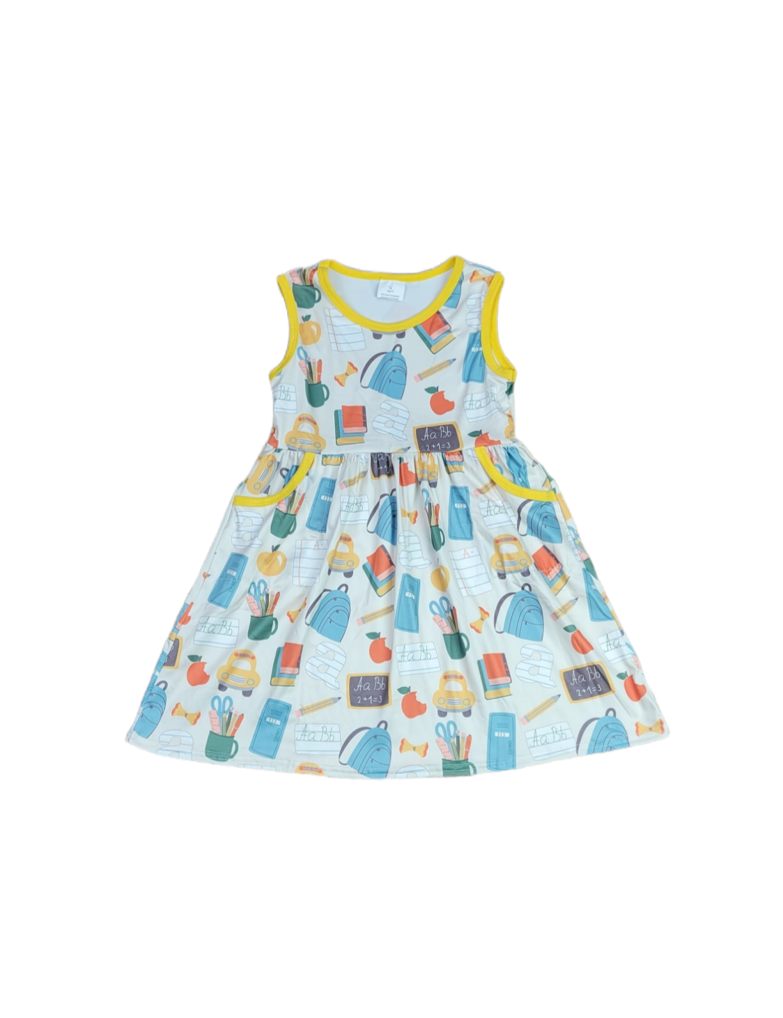 Take Notes Milk Silk Pocket Tank Dress