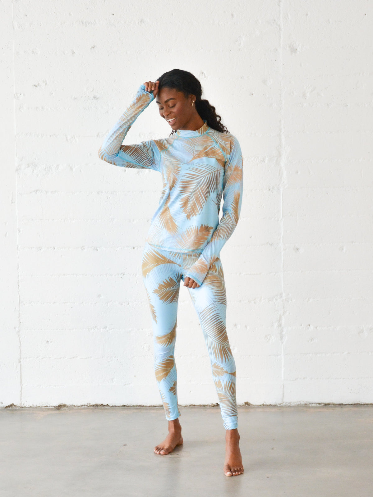 Women's Pullover Raglan - Misty Palm