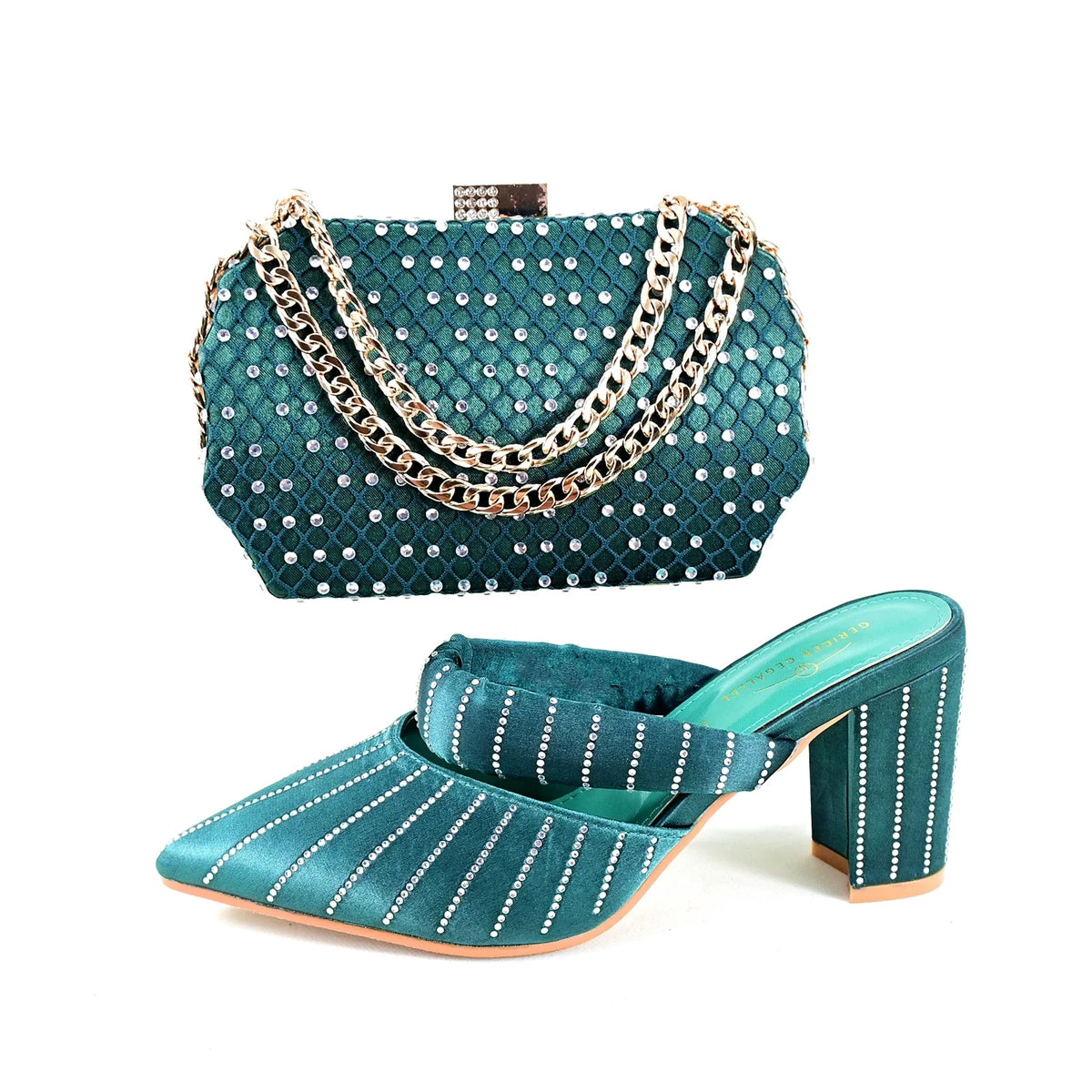 Ladies Shoes Matching Bag Set TR1-1