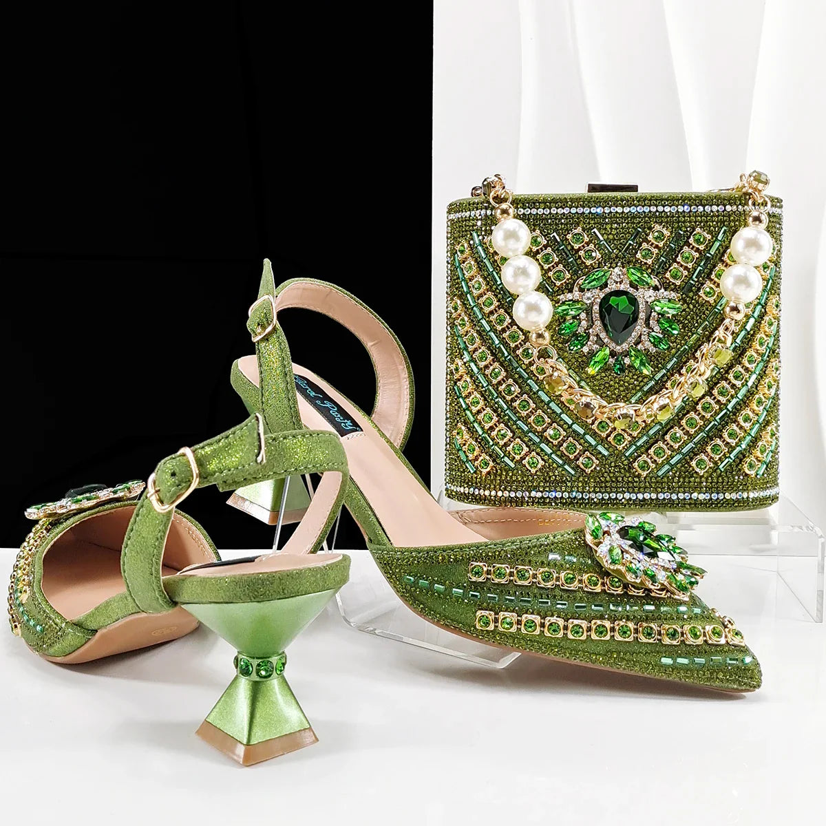 Hot Matching Women Shoe and Bag Set EDHFG1-1