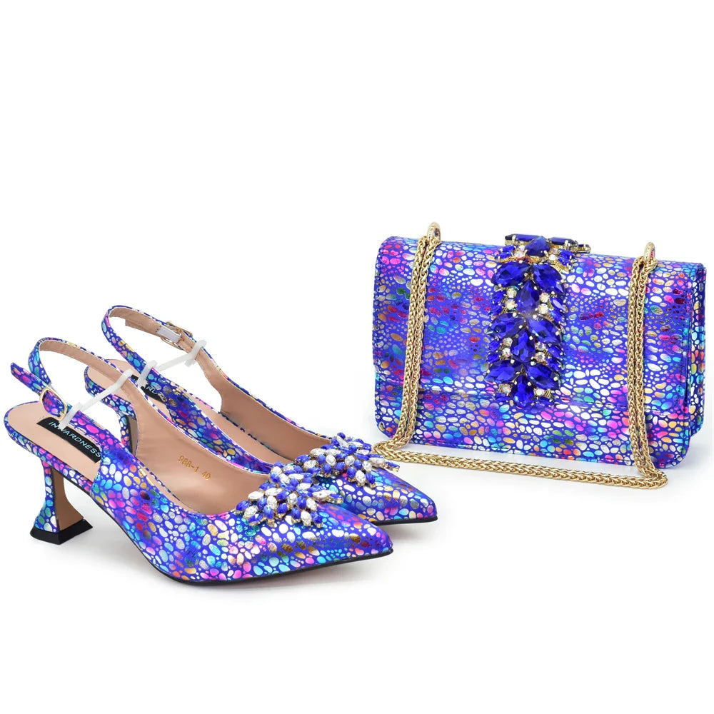 Italian Shoes And Bag Sets EDB1-1