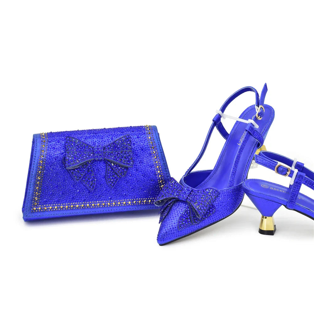 Italian Shoes And Bag Sets For Evening Party EDHFG1-1