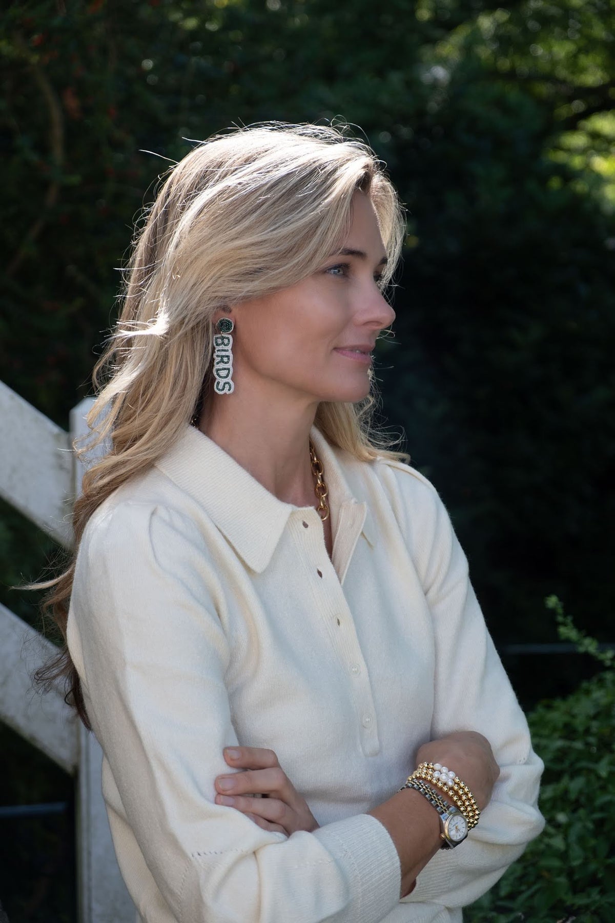 BIRDS Drop  - Fabric Backed Earrings