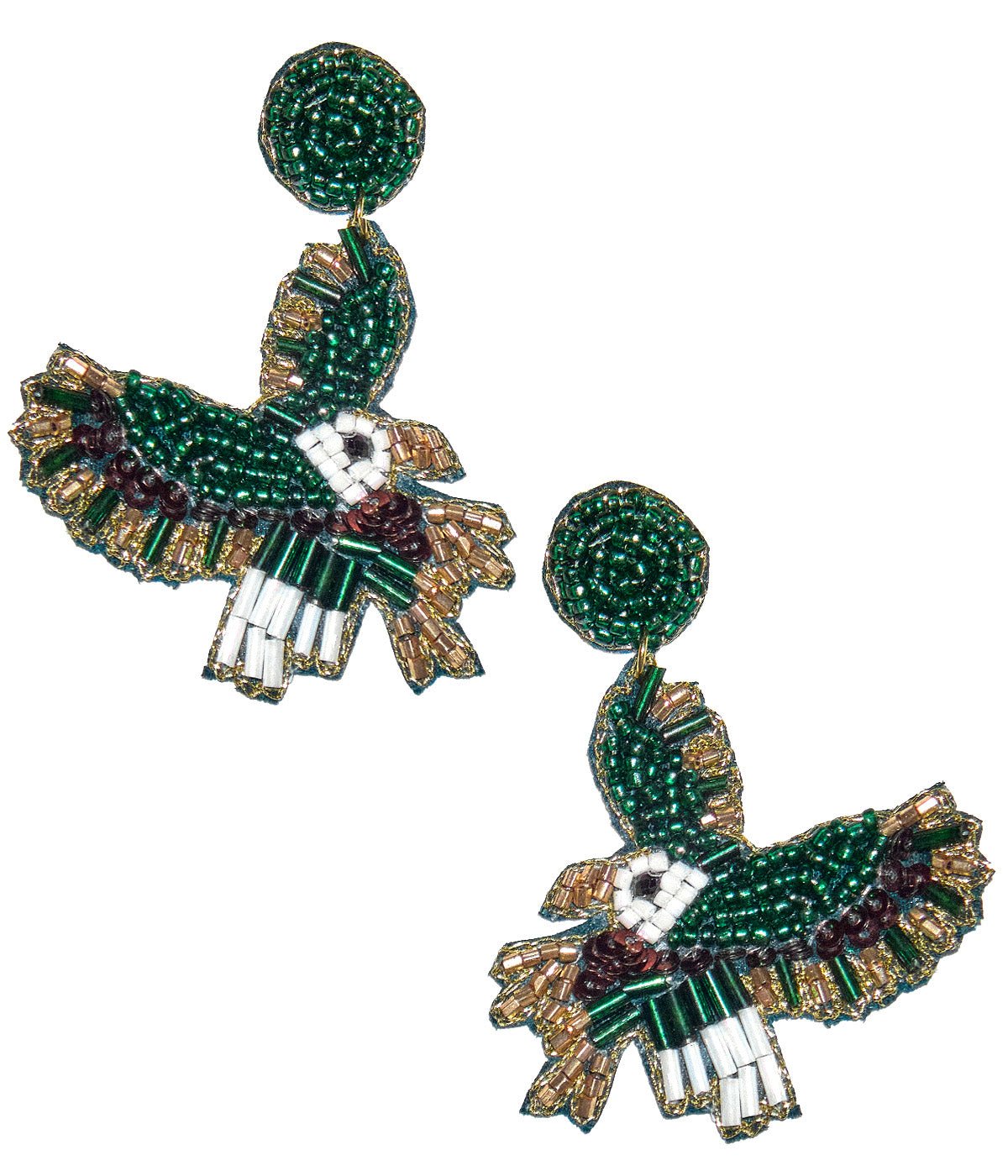 Eagles Body - Fabric Backed Earrings
