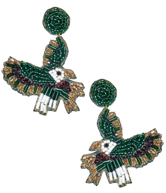 Eagles Body - Fabric Backed Earrings