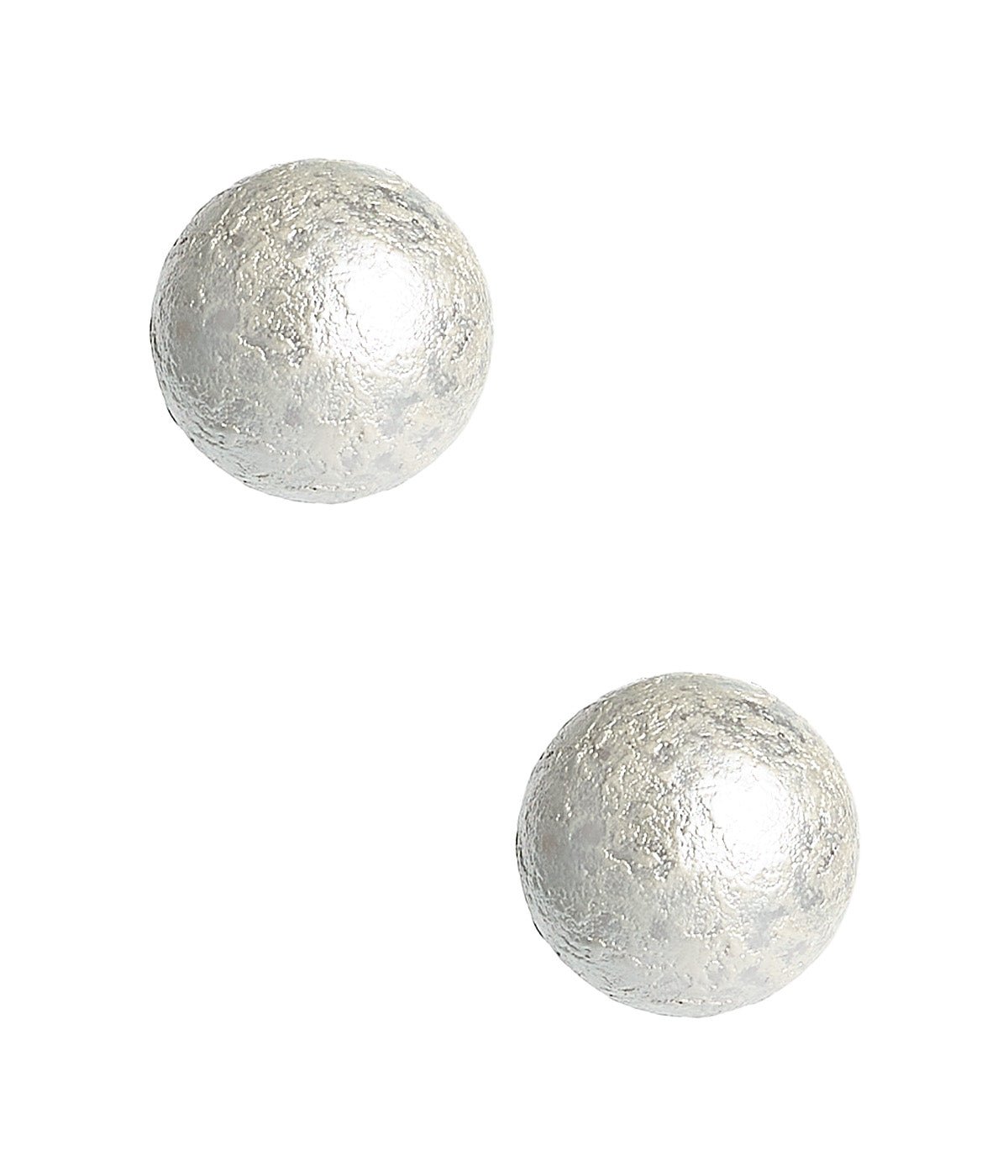 Evie - Cotton Pearl Stud Earring - 18k Gold Plated