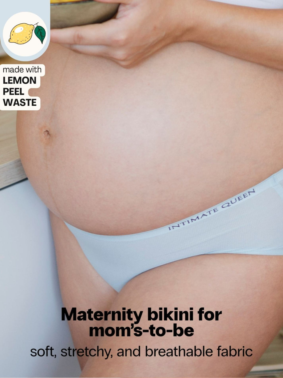 Lemon Bae Seamless Maternity Bikini Quick Dry Body Adaptive Undies