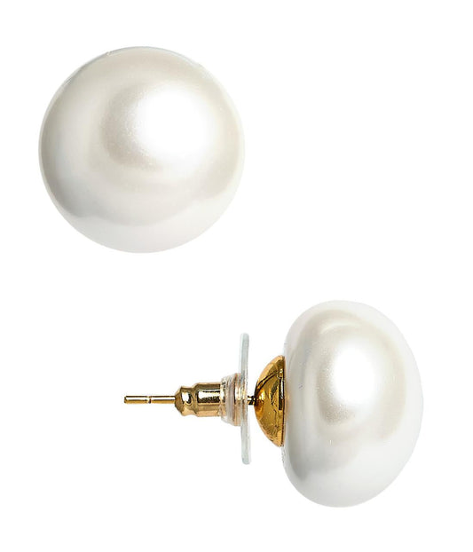18mm Barrett Pearl Studs - Meeghan Mullin x Lisi Lerch Collection