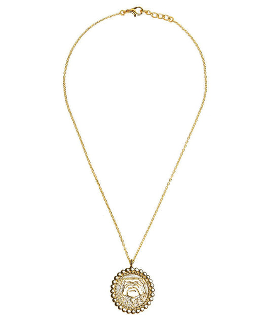 Bulldog Coin Necklace