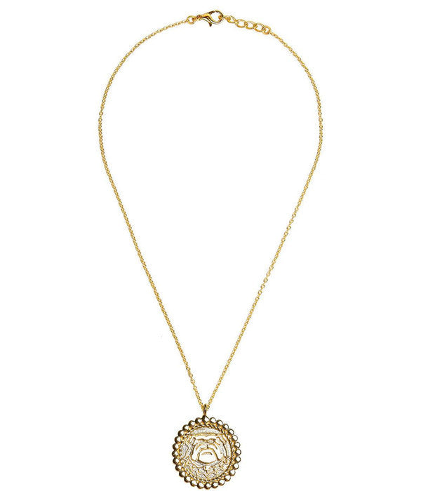 Bulldog Coin Necklace