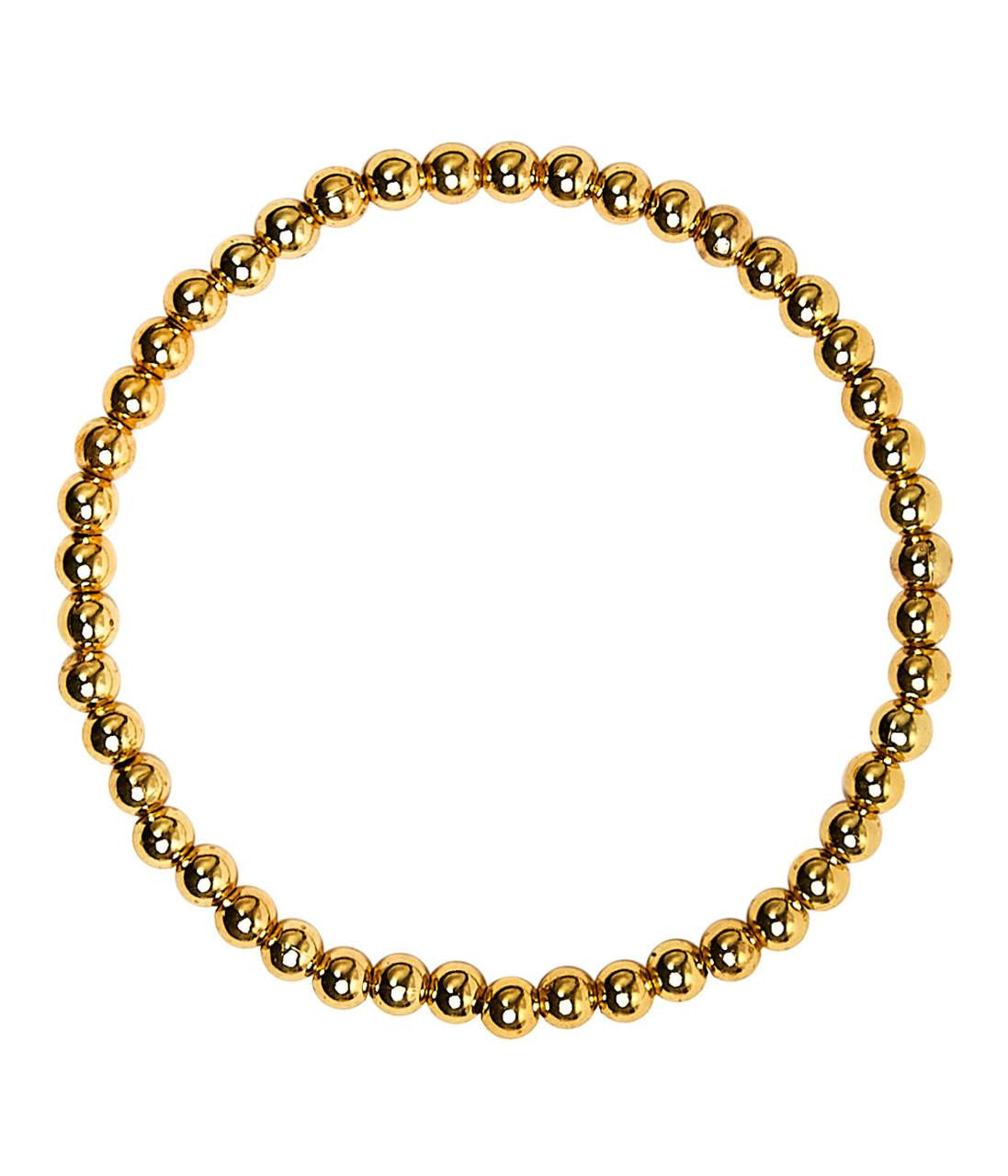 Georgia - Gold Beaded Bracelet