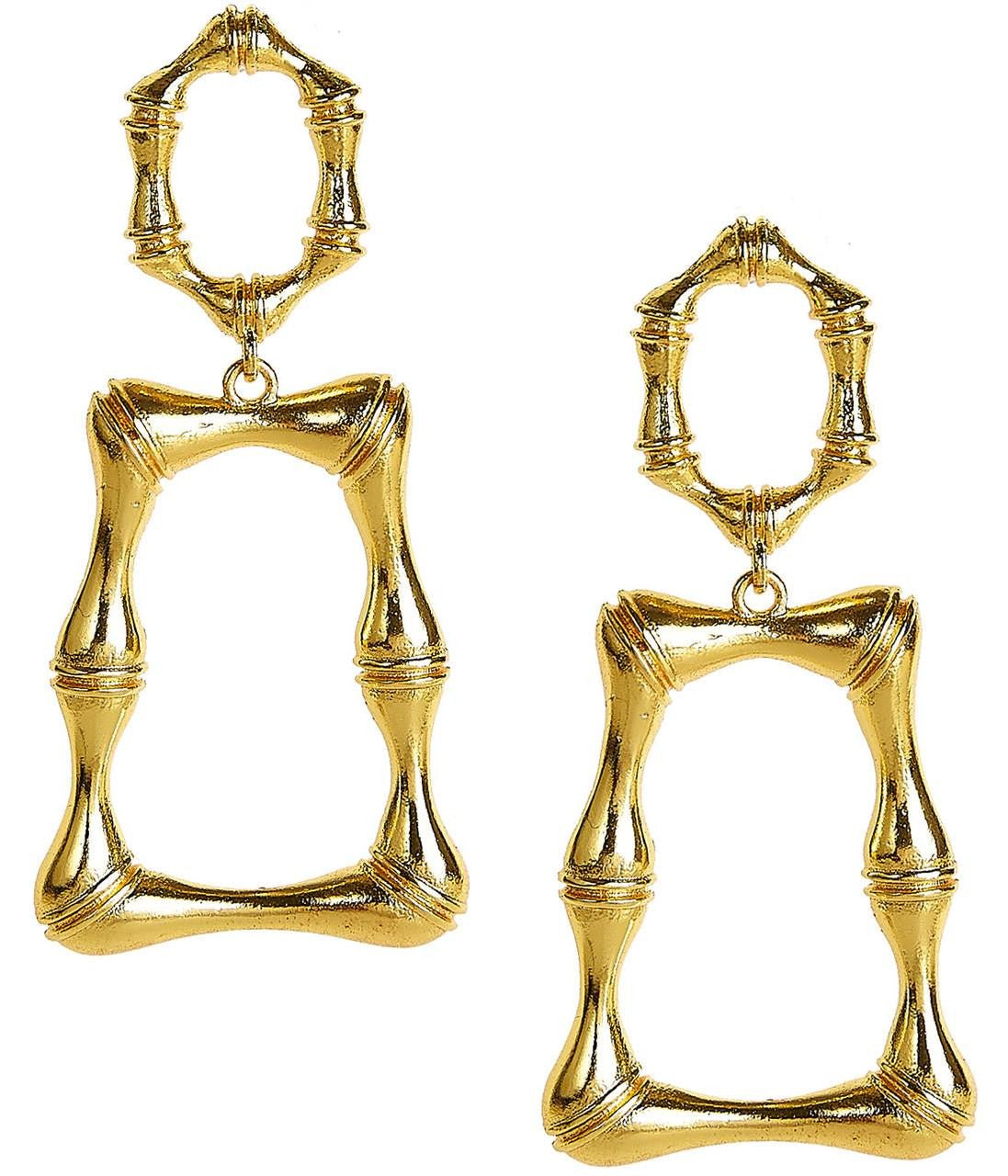 Jordan - Statement Bamboo - Earrings