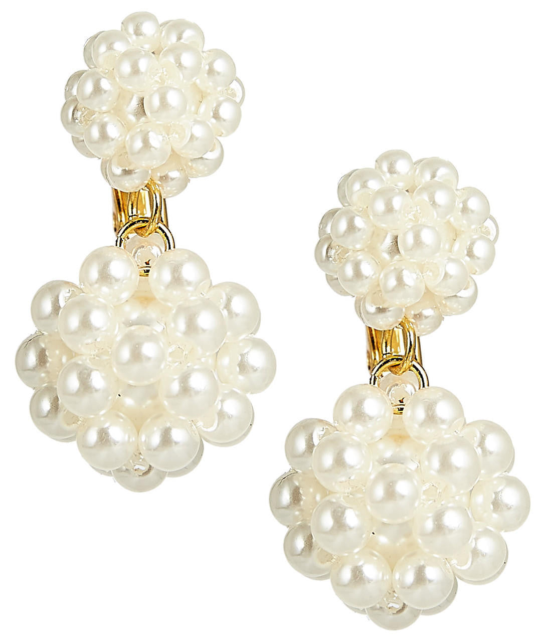 Kate Cluster Pearl Small - Earrings - Belle of  the Ball