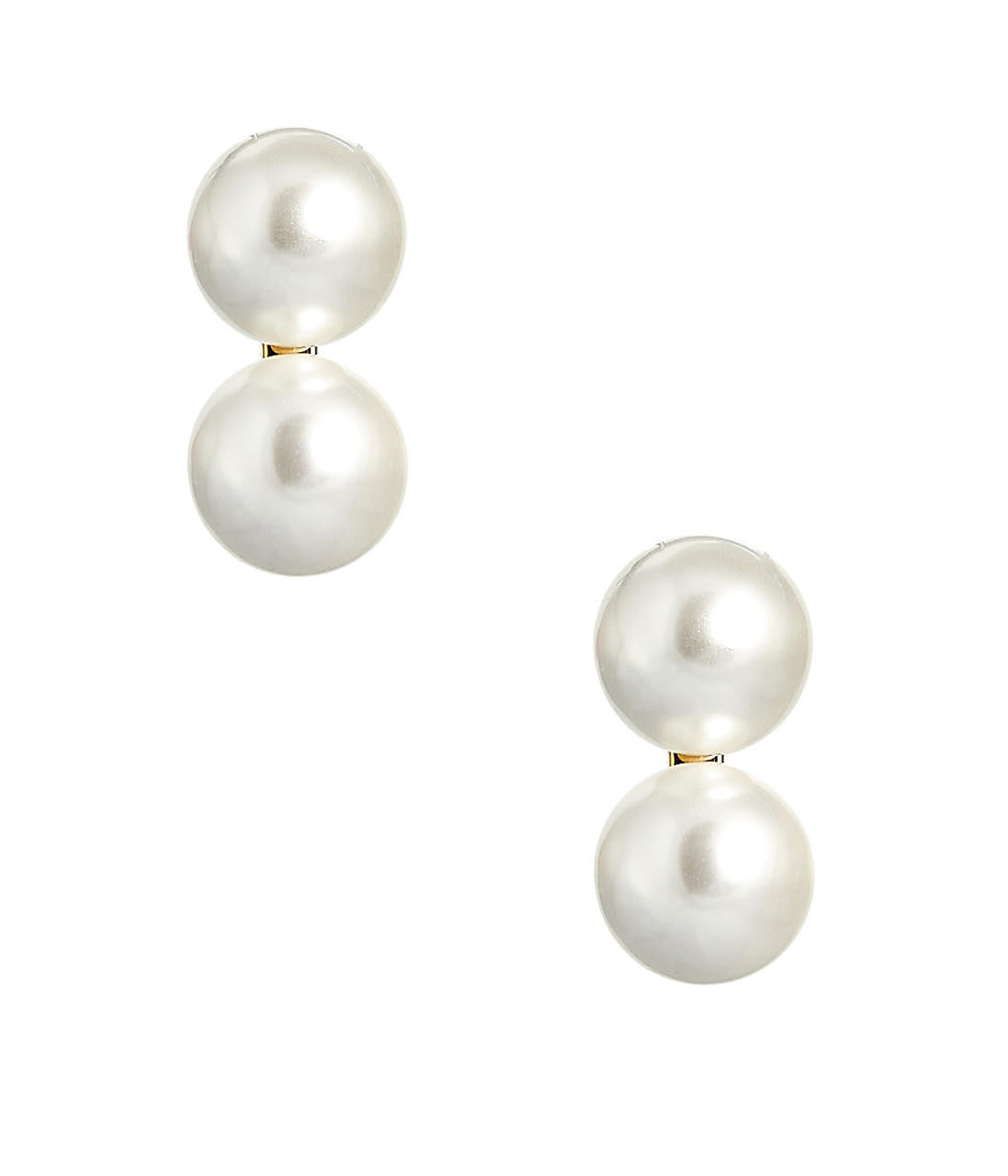Large Belle - Double Pearl earrings - Belle of  the Ball