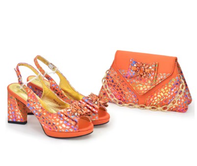 New Italian Shoe and Bag Set New HCV1-2