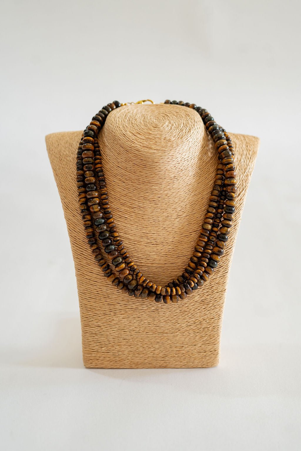 Tiger Eye Beaded Necklace